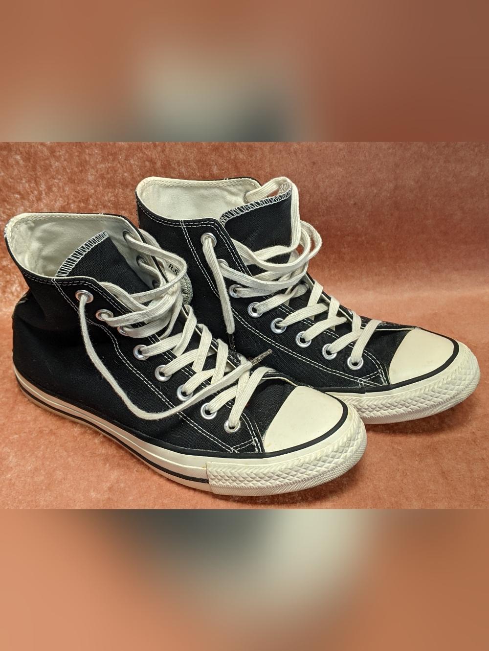 Converse All-Star Chuck Taylor Unisex Sneakers Black & White - Used Fair